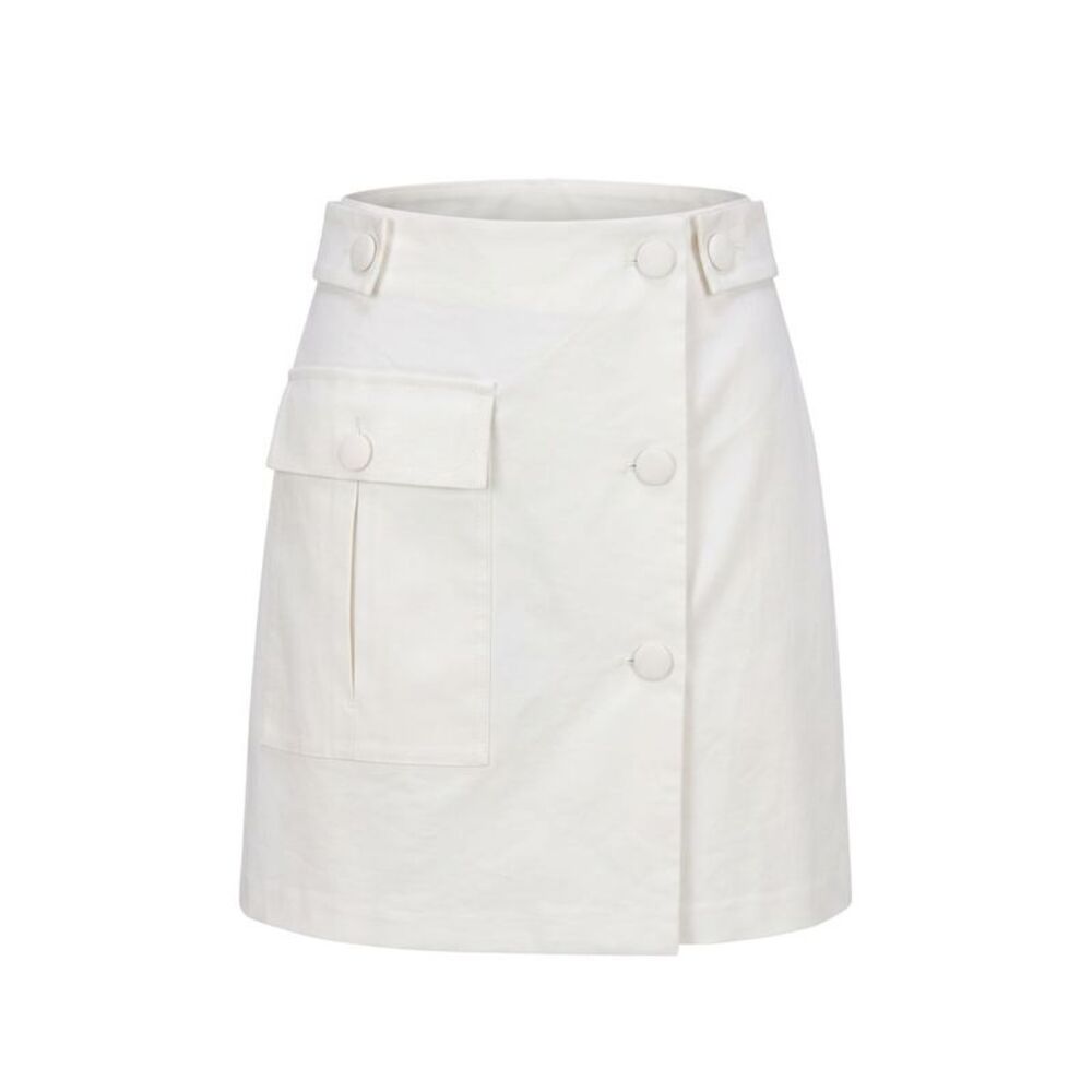 Trussardi Jeans White Viscose Women Women's Skirt